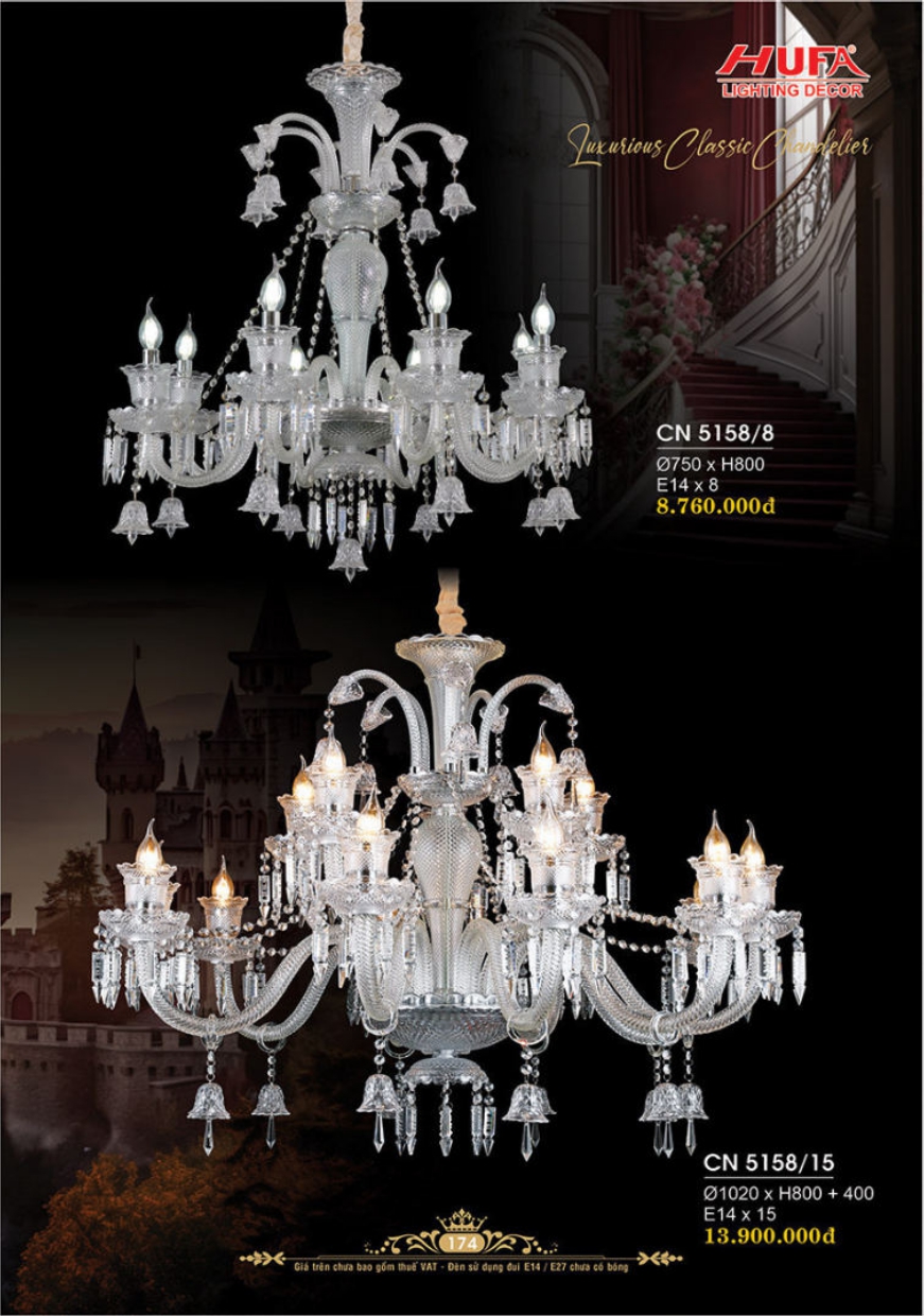 Bảng giá đèn trang trí HUFA